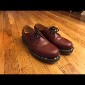 Men’s Dr. Marten’s Shoes 1461 Smooth Cherry Red